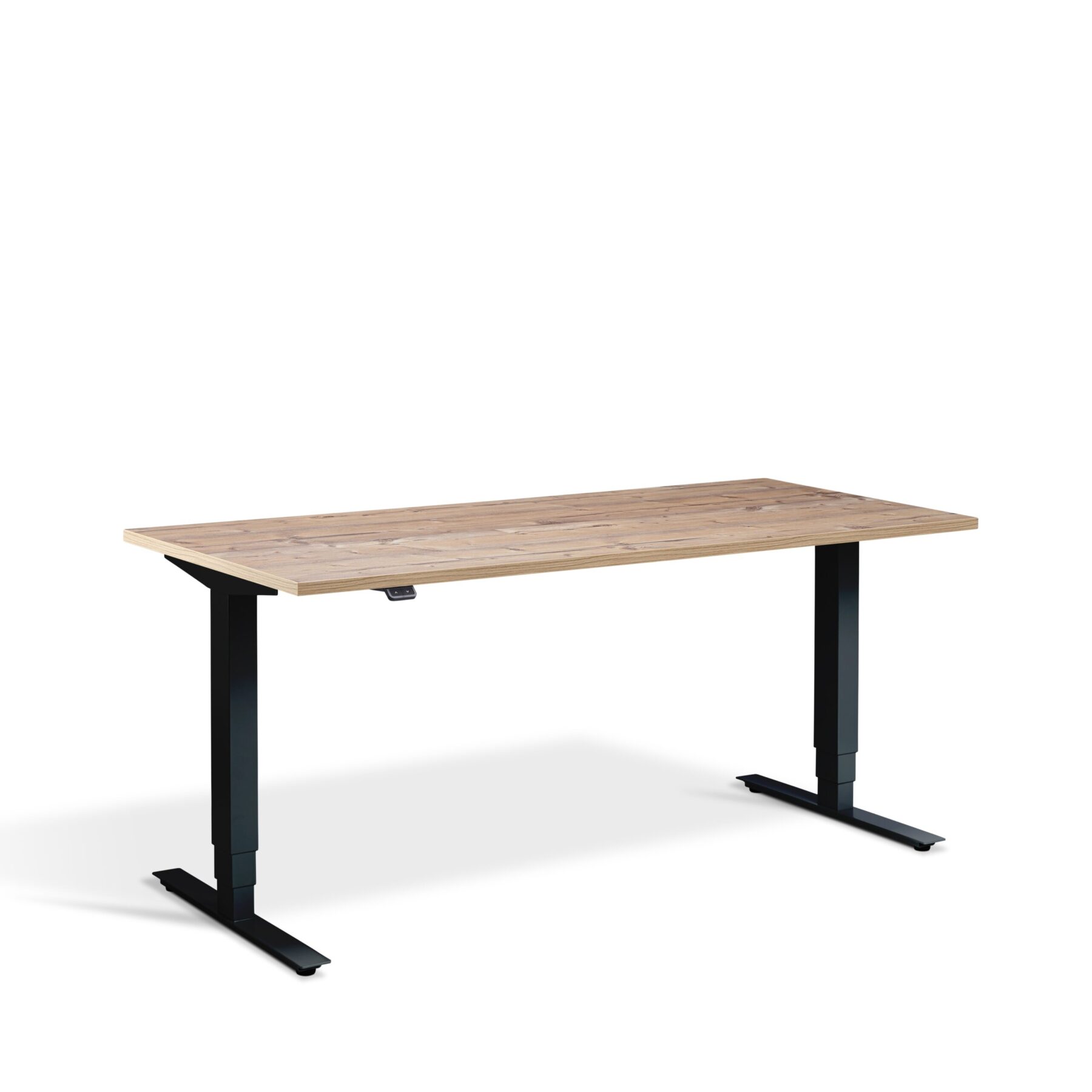 sit-stand-desk-timber-black-wagstaff-hire