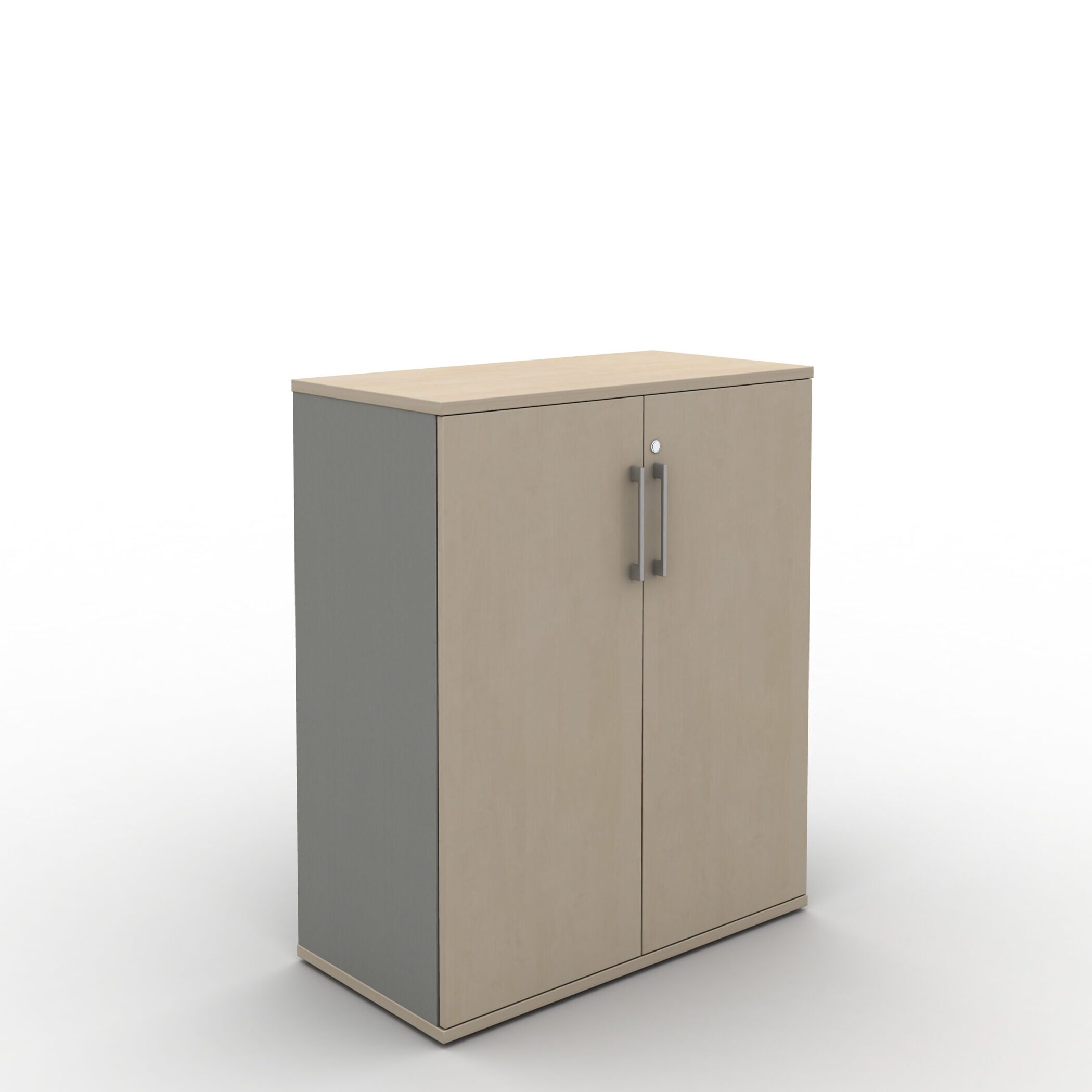 Hire Double Door Storage Unit 1200 Maple - Wagstaff Furniture Hire